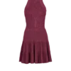 Ärmelloses, ausgestelltes Kleid aus durchbrochenem Strick Ärmelloses, ausgestelltes Kleid aus durchbrochenem Strick