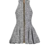 Ärmelloses, ausgestelltes Tweedkleid Ärmelloses, ausgestelltes Tweedkleid