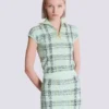 Ärmelloses Oberteil aus kariertem Tweed Ärmelloses Oberteil aus kariertem Tweed