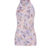 Ärmelloses Oberteil mit Poppy Flower-Print Ärmelloses Oberteil mit Poppy Flower-Print