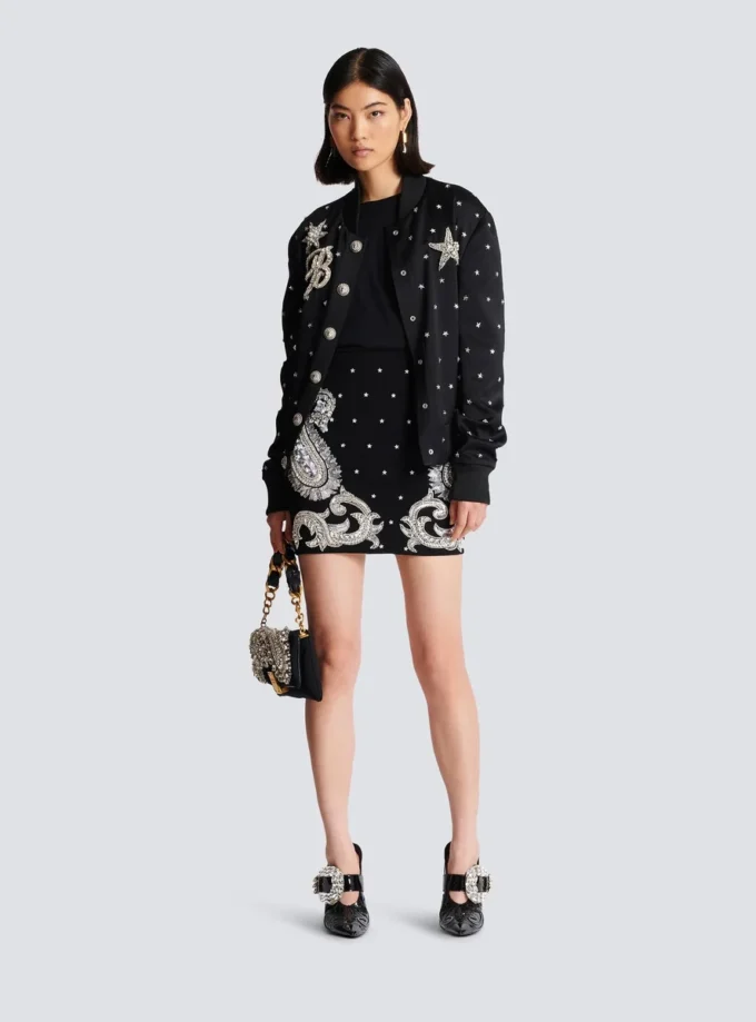 Rock mit Paisley- und Sternenstickerei Rock mit Paisley- und Sternenstickerei