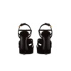 Samt-Plateausandalen Sync