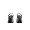 Sandalen aus Wildleder mit Fransen und Strasssteinen
