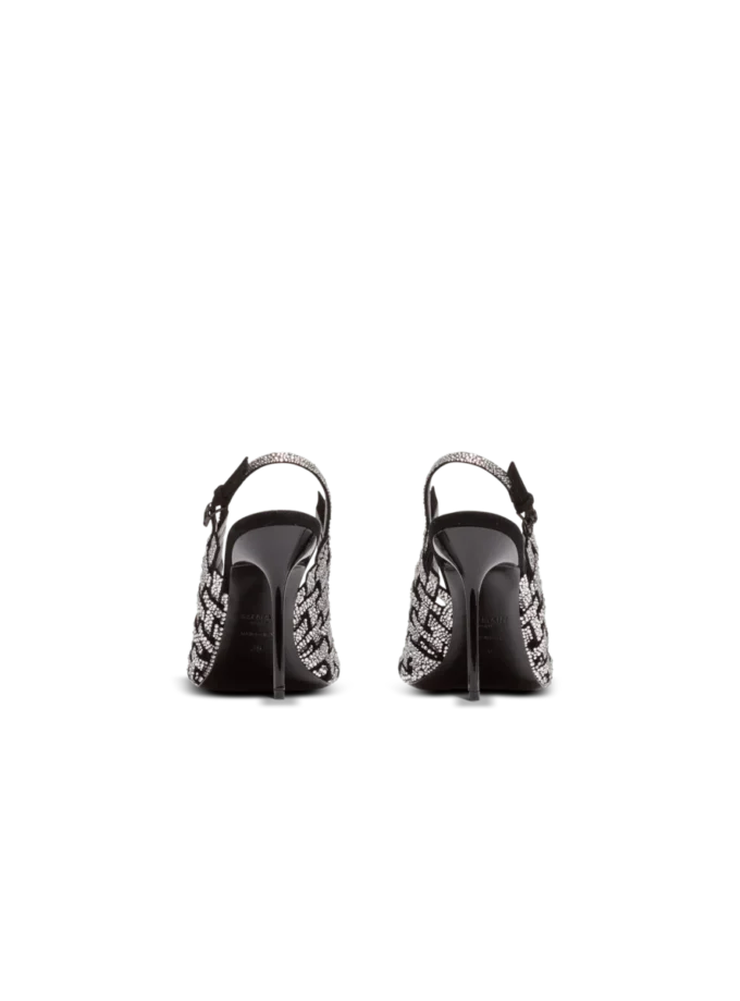 Sandalen aus Wildleder mit Fransen und Strasssteinen