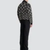 Satin-Bomberjacke mit Kristallstickerei Satin-Bomberjacke mit Kristallstickerei