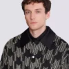 Satin-Bomberjacke mit Kristallstickerei Satin-Bomberjacke mit Kristallstickerei