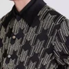 Satin-Bomberjacke mit Kristallstickerei Satin-Bomberjacke mit Kristallstickerei