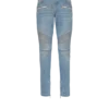 Schmal geschnittene Bikerhose aus Denim Schmal geschnittene Bikerhose aus Denim
