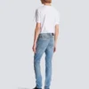 Schmal geschnittene Bikerhose aus Denim Schmal geschnittene Bikerhose aus Denim