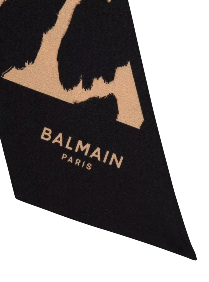Seidenbandana mit Leopardenmuster