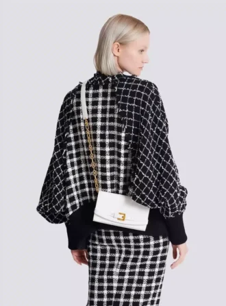 Shuffle-Brieftasche aus Kalbsleder mit Kette