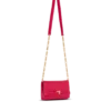 Shuffle-Brieftasche aus Kalbsleder mit Kette Shuffle-Brieftasche aus Kalbsleder mit Kette