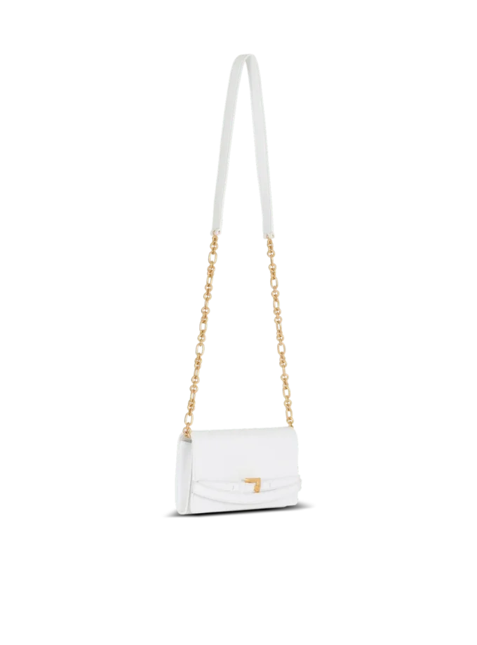 Shuffle-Brieftasche aus Kalbsleder mit Kette Shuffle-Brieftasche aus Kalbsleder mit Kette