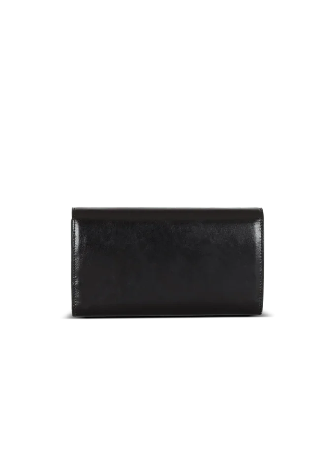 Shuffle-Brieftasche aus Kalbsleder mit Kette Shuffle-Brieftasche aus Kalbsleder mit Kette