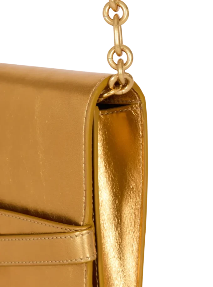 Shuffle-Geldbörse aus Lamé-Leder Shuffle-Geldbörse aus Lamé-Leder