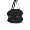 Shuffle Medium Tasche aus Kalbsleder und Raffia Shuffle Medium Tasche aus Kalbsleder und Raffia