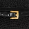 Shuffle Medium Tasche aus Kalbsleder und Raffia Shuffle Medium Tasche aus Kalbsleder und Raffia
