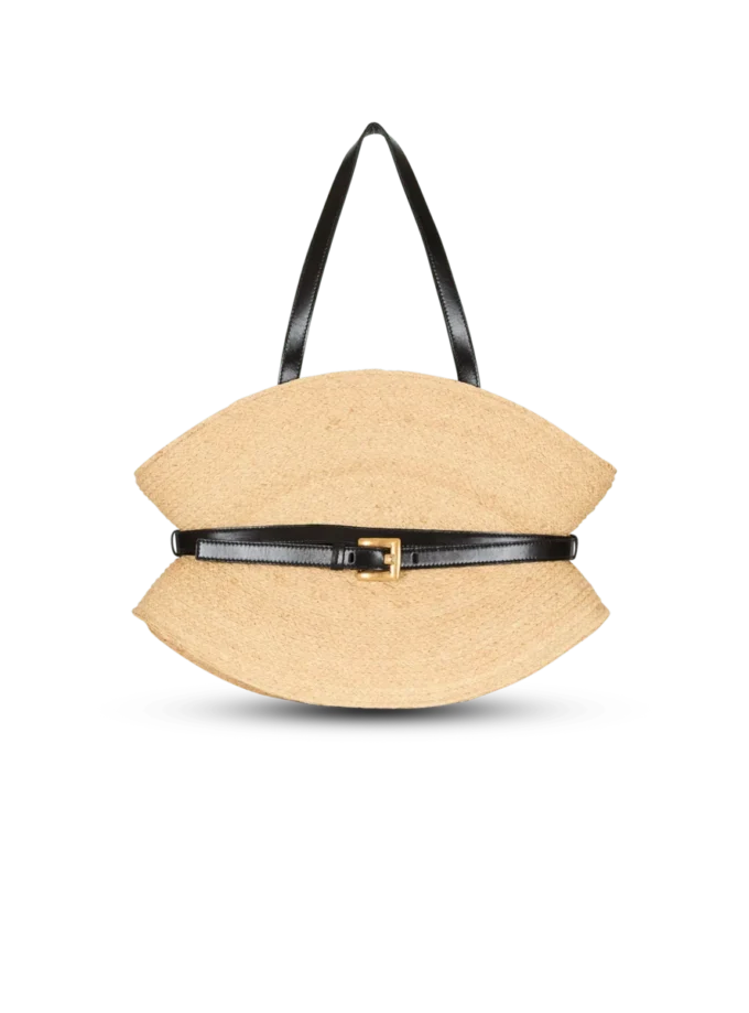 Shuffle Medium Tasche aus Raffia Shuffle Medium Tasche aus Raffia