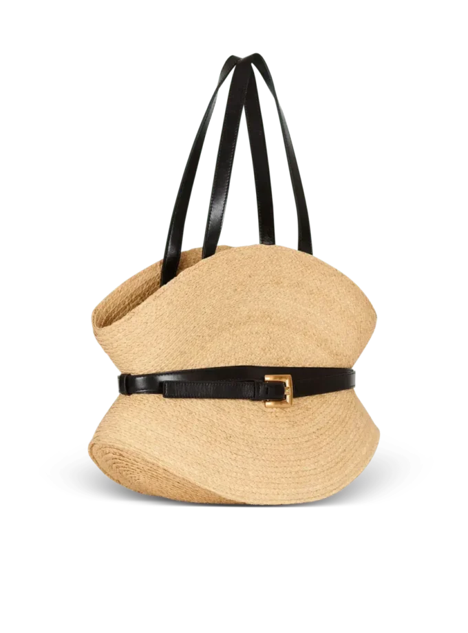 Shuffle Medium Tasche aus Raffia Shuffle Medium Tasche aus Raffia