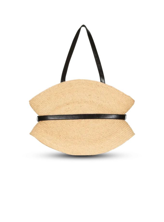 Shuffle Medium Tasche aus Raffia Shuffle Medium Tasche aus Raffia