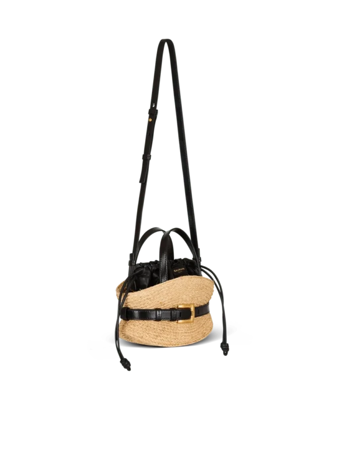Shuffle Mini-Tasche aus Raffia Shuffle Mini-Tasche aus Raffia