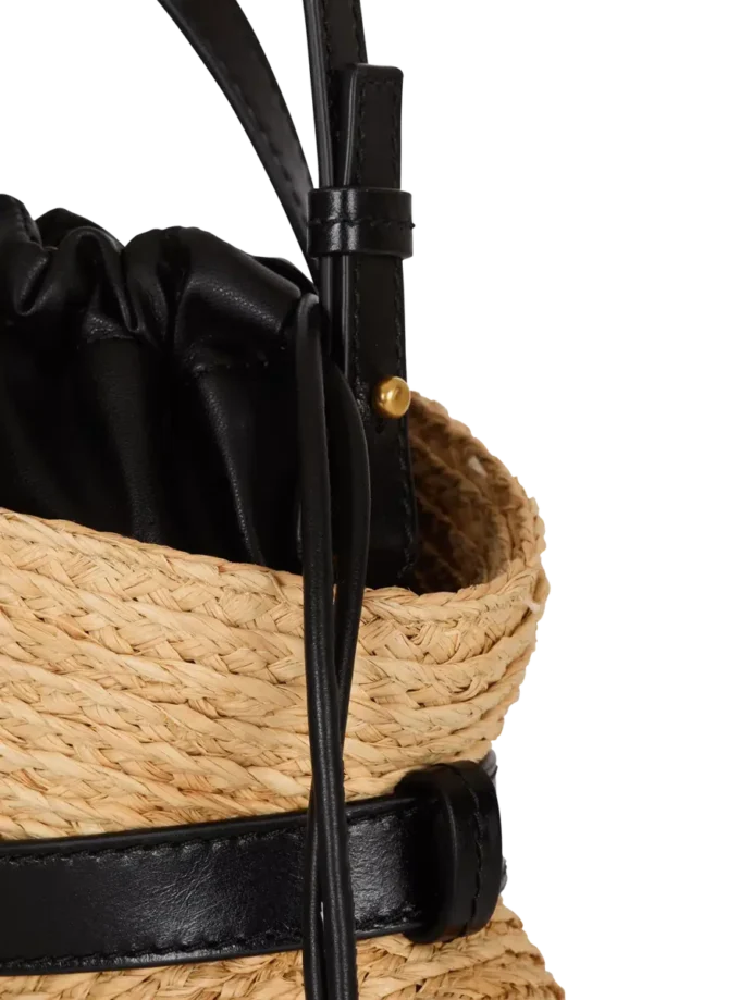 Shuffle Mini-Tasche aus Raffia Shuffle Mini-Tasche aus Raffia