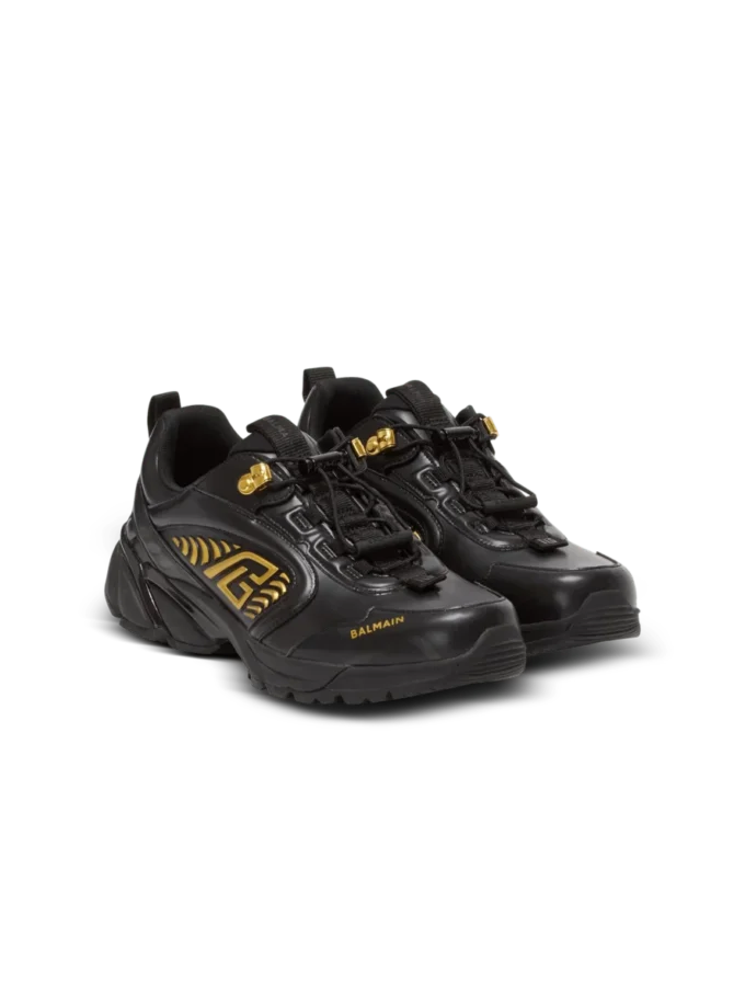 Sneaker aus glasiertem Leder in Cosmic Dust Sneaker aus glasiertem Leder in Cosmic Dust