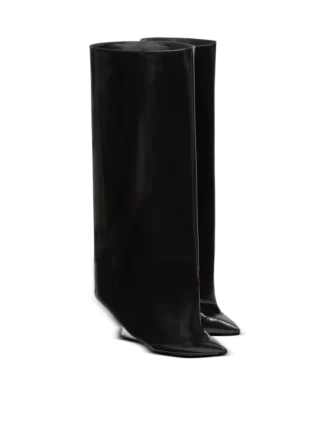 Stiefel aus Kalbsleder mit Keilabsatz