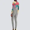 Stretchhose aus Prince-of-Wales-Jacquard Stretchhose aus Prince-of-Wales-Jacquard