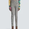 Stretchhose aus Prince-of-Wales-Jacquard Stretchhose aus Prince-of-Wales-Jacquard