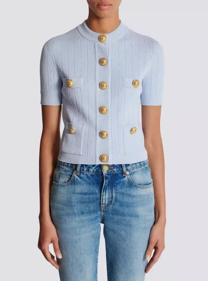 Strickjacke mit 4 Taschen Strickjacke mit 4 Taschen