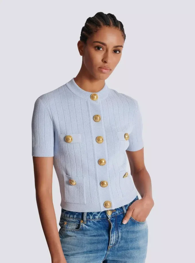 Strickjacke mit 4 Taschen Strickjacke mit 4 Taschen