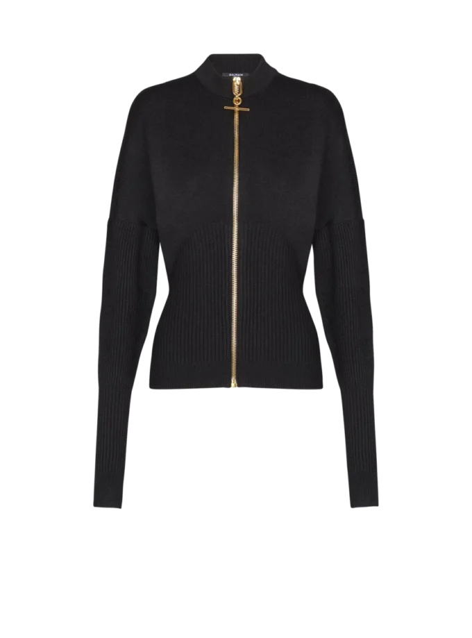 Strickjacke mit Reißverschluss Strickjacke mit Reißverschluss
