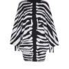 Strickkleid mit Zebra-Intarsien Strickkleid mit Zebra-Intarsien