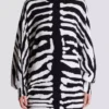 Strickkleid mit Zebra-Intarsien Strickkleid mit Zebra-Intarsien