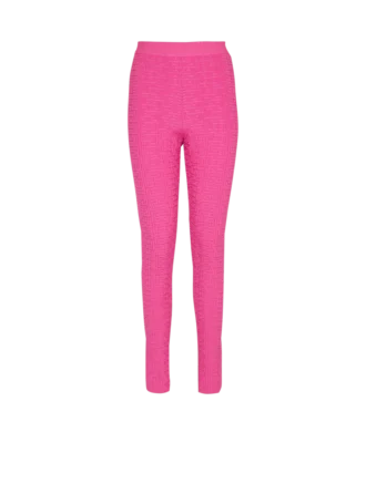 Strickleggings mit Monogramm