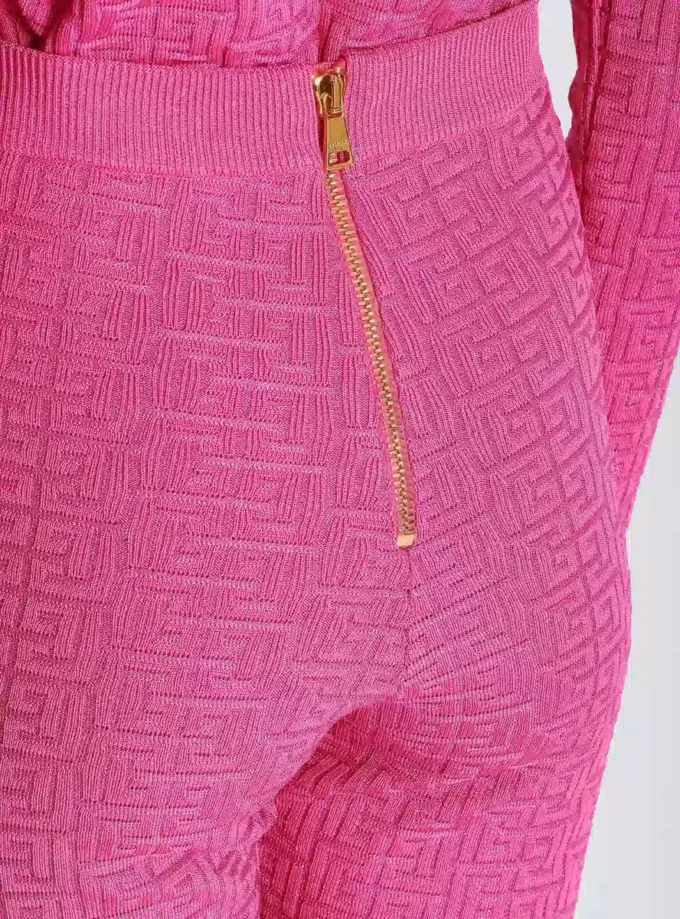 Strickleggings mit Monogramm Strickleggings mit Monogramm
