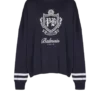 Strickpullover mit College-Emblem Strickpullover mit College-Emblem