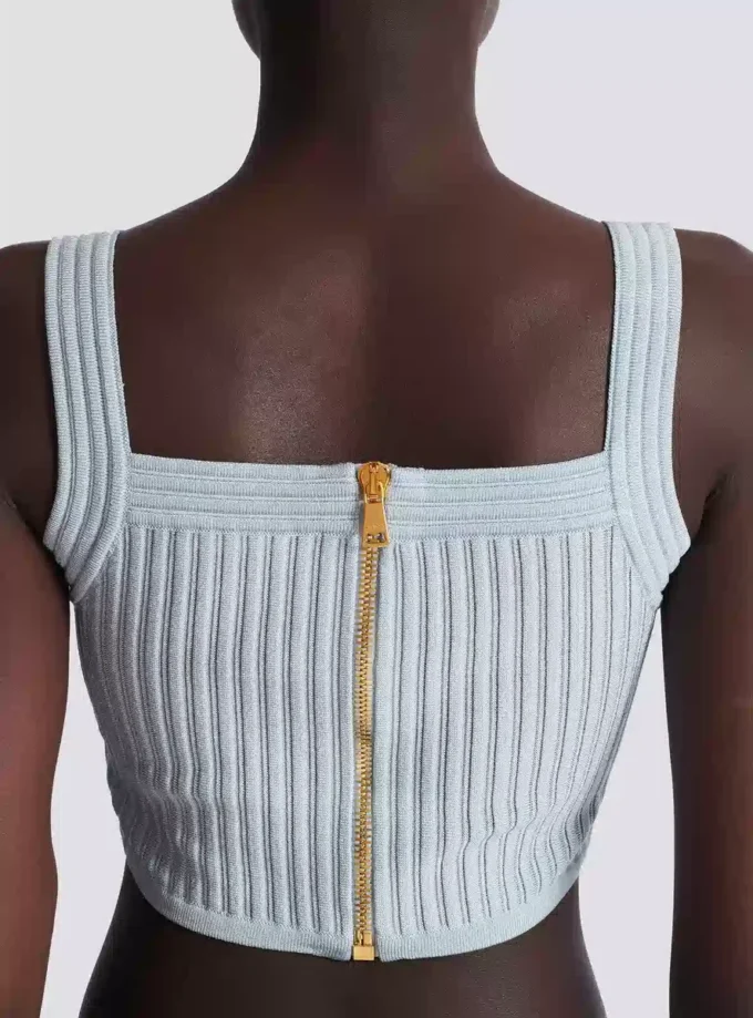 Strukturiertes Strickoberteil Strukturiertes Strickoberteil