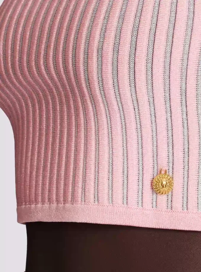 Strukturiertes Strickoberteil Strukturiertes Strickoberteil