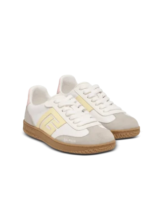 Swan Sneakers aus Kalbsleder und Nylon