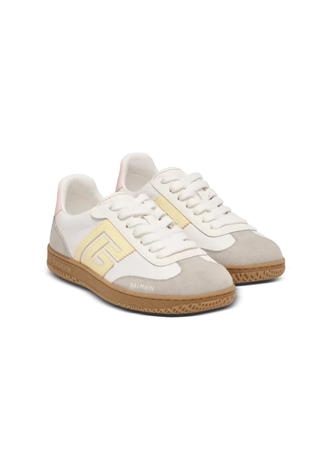 Swan Sneakers aus Kalbsleder und Nylon Swan Sneakers aus Kalbsleder und Nylon