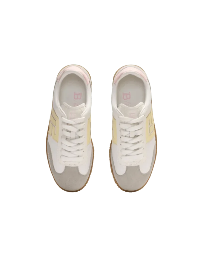 Swan Sneakers aus Kalbsleder und Nylon Swan Sneakers aus Kalbsleder und Nylon
