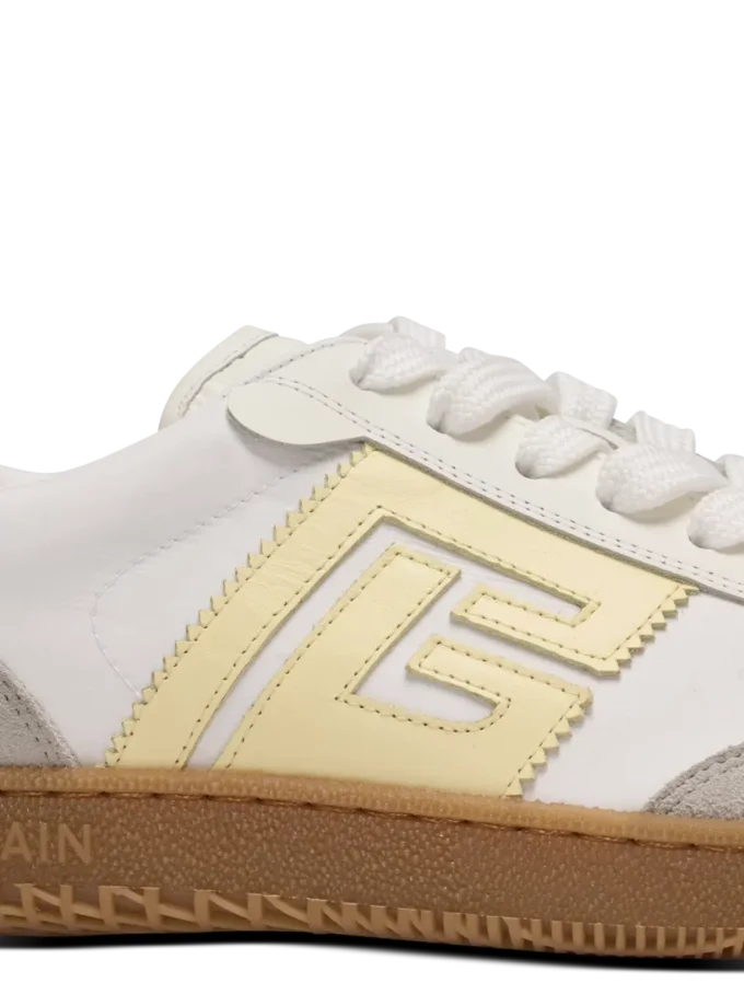 Swan Sneakers aus Kalbsleder und Nylon Swan Sneakers aus Kalbsleder und Nylon