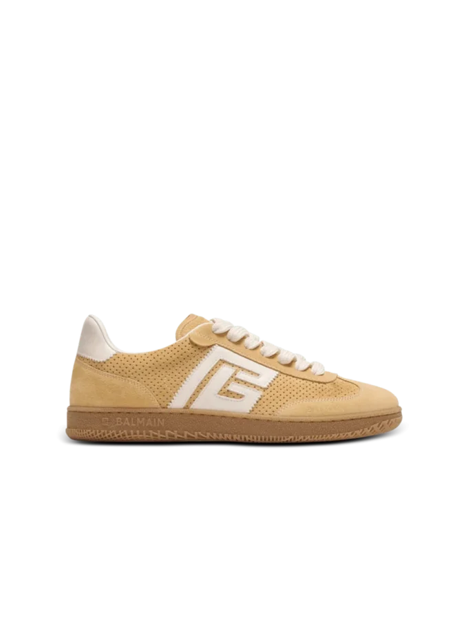 Swan Sneakers aus Wildleder von Balmain Swan Sneakers aus Wildleder von Balmain