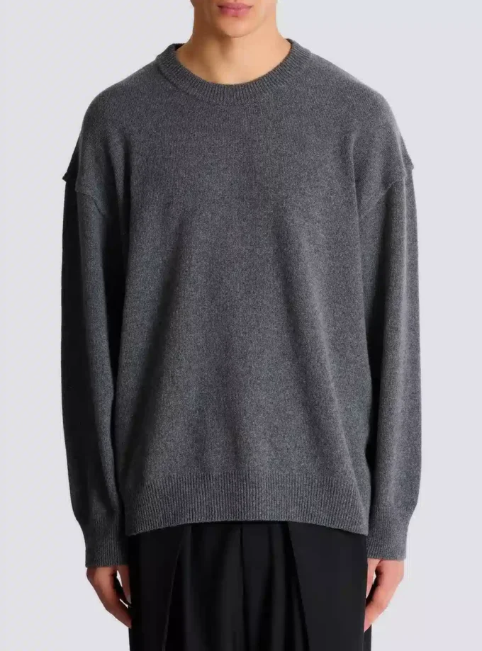 Sweatshirt aus Öko-Kaschmir Sweatshirt aus Öko-Kaschmir