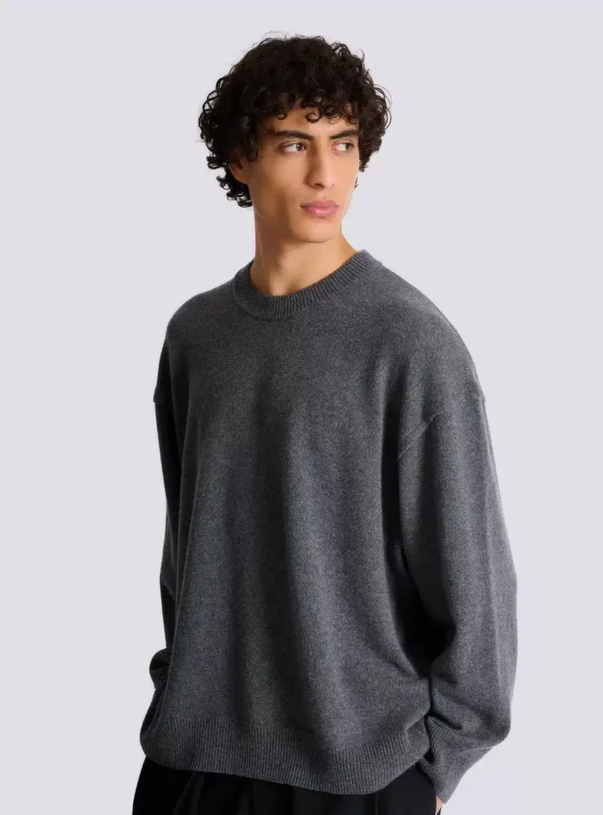 Sweatshirt aus Öko-Kaschmir Sweatshirt aus Öko-Kaschmir
