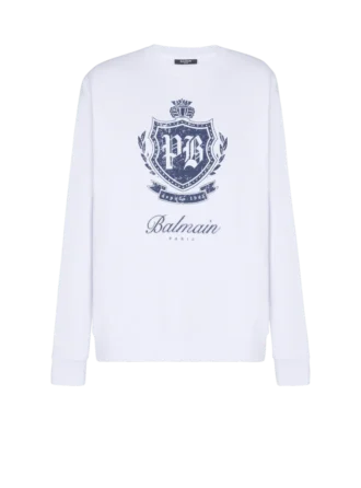 Sweatshirt mit College-Emblem