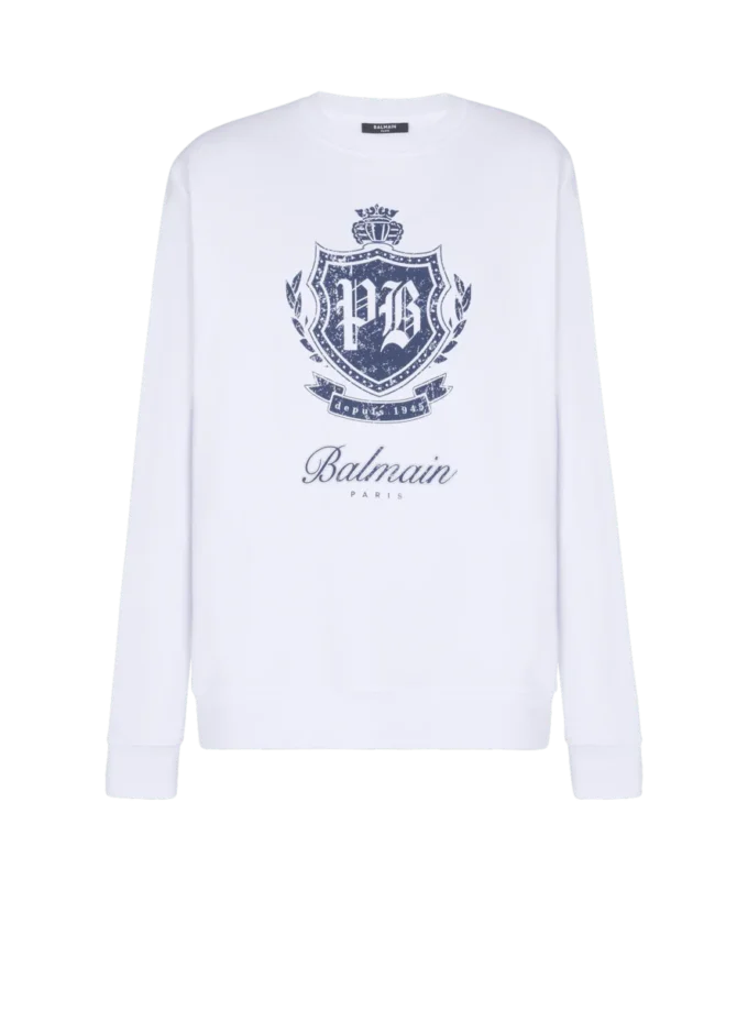 Sweatshirt mit College-Emblem Sweatshirt mit College-Emblem