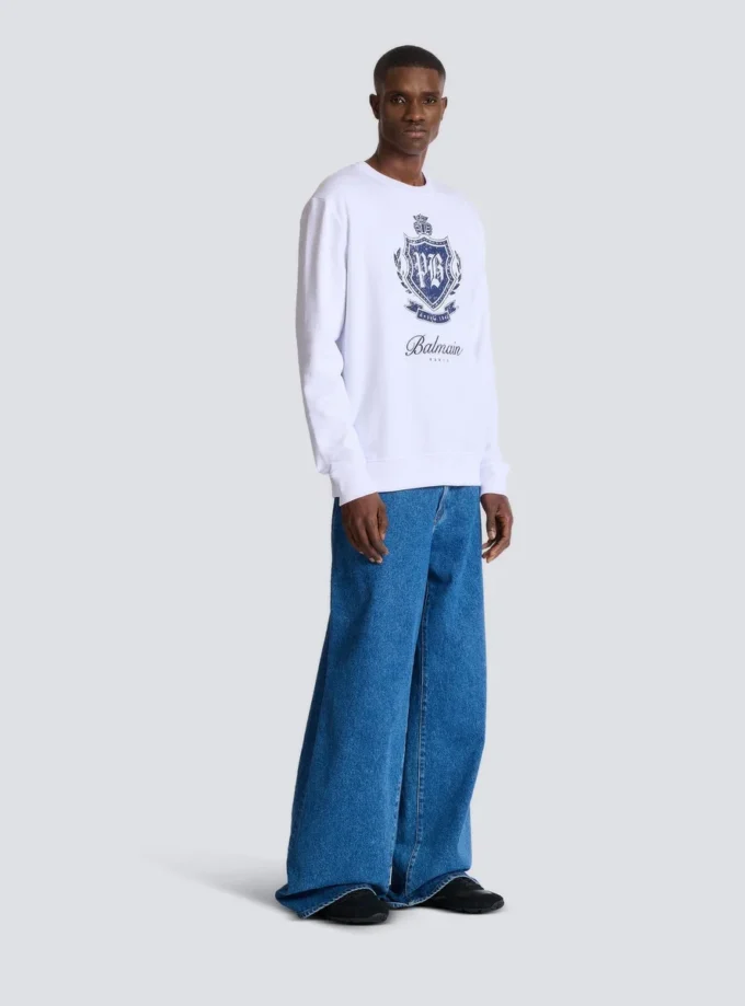Sweatshirt mit College-Emblem Sweatshirt mit College-Emblem